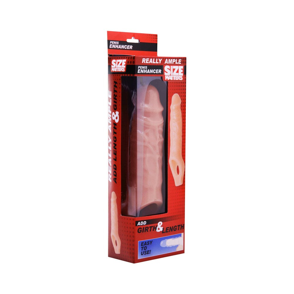 Size Matters Really Ample Penis Enhancer Sheath Beige