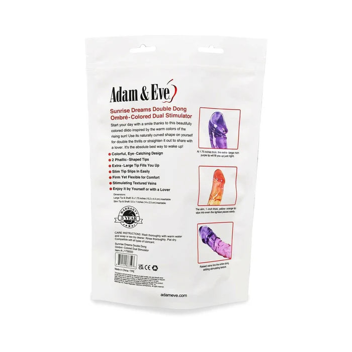 Adam & Eve Sunrise Dreams Double Dong