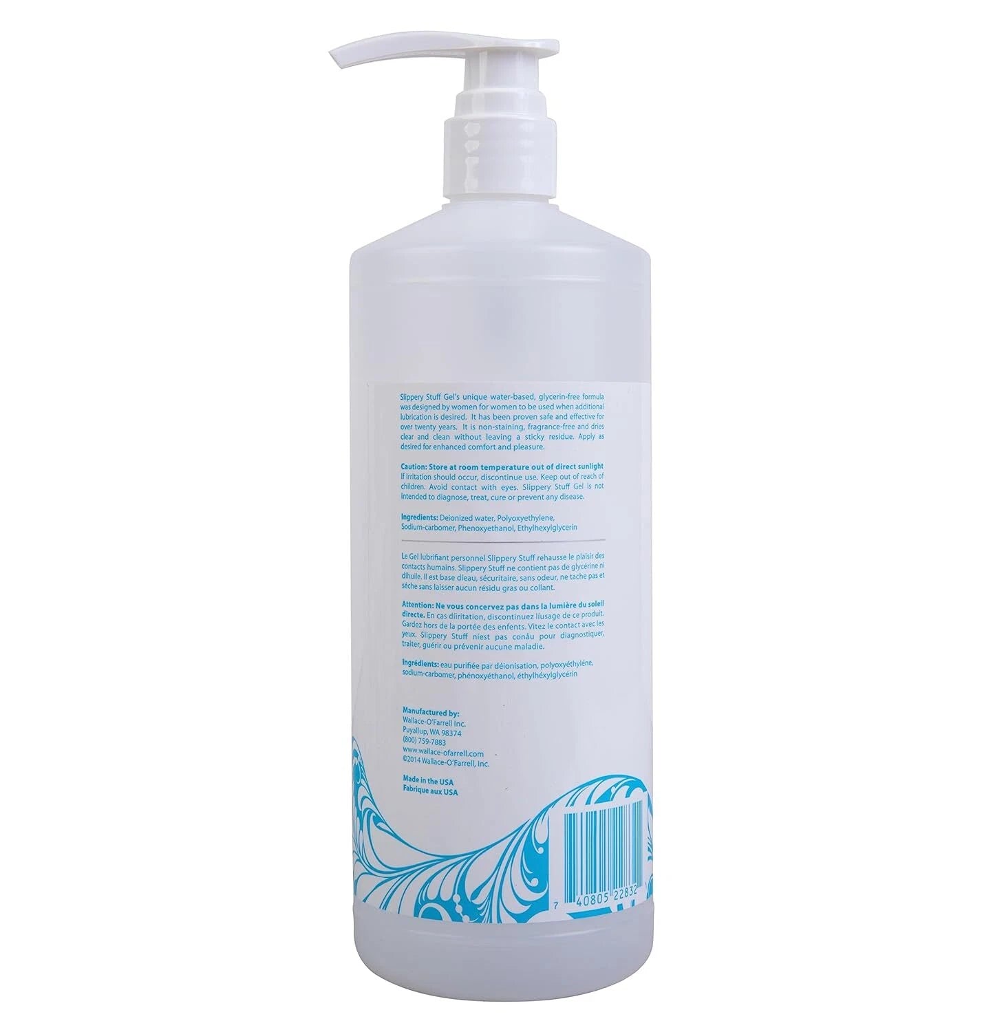 Slippery Stuff Gel Water-Based Lubricant 32 oz.