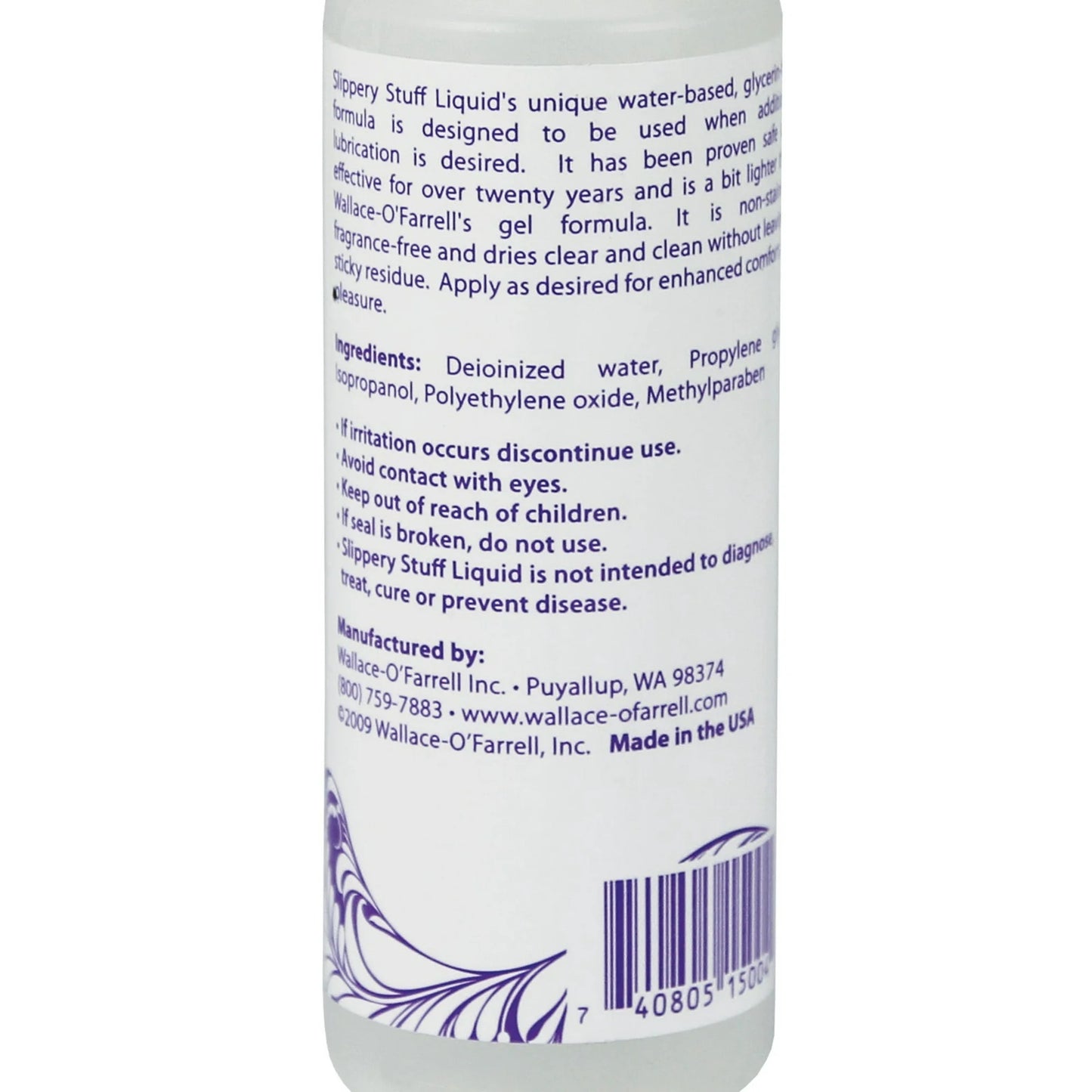 Slippery Stuff Liquid Water-Based Lubricant 16 oz.