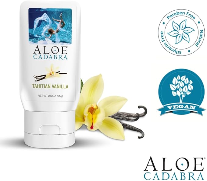 Aloe Cadabra Tahitian Vanilla Aloe Lubricant 2.5 oz.