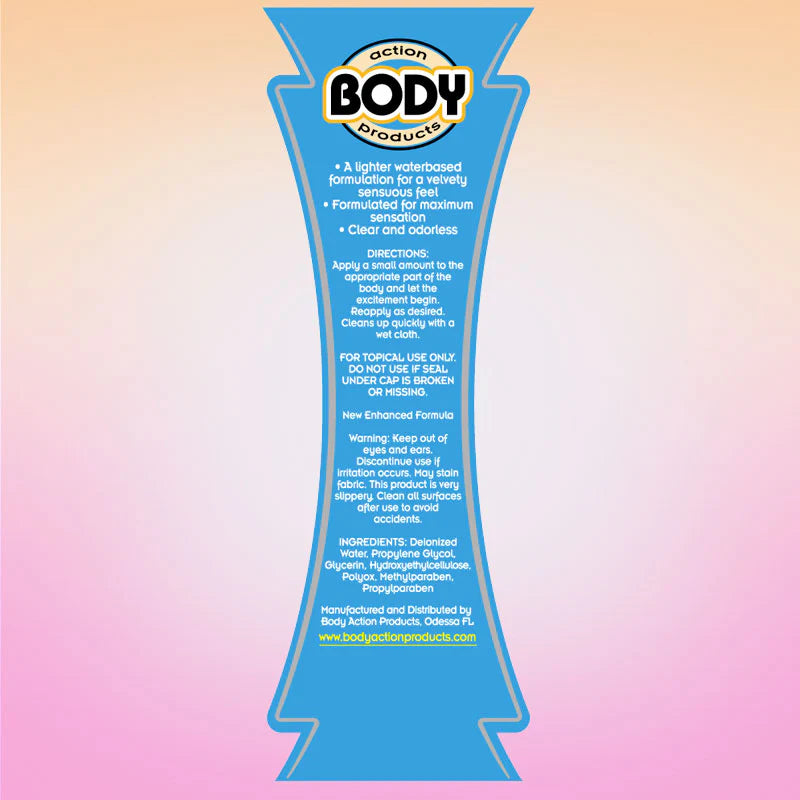 Body Action Ultra Glide Water Based Lubricant 4.8 fl oz