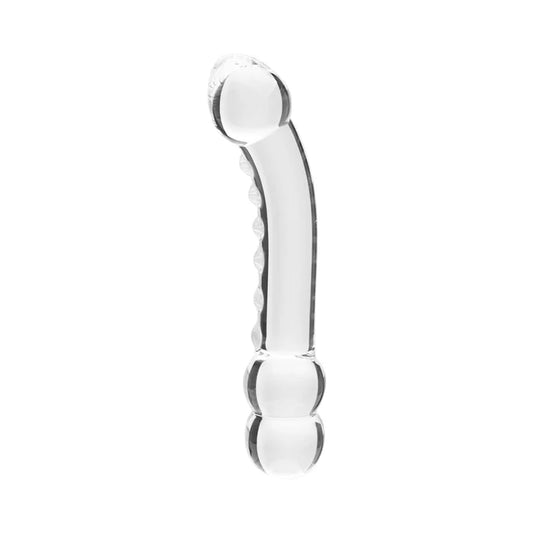 Clarity Celestial Ridge Glass Dildo