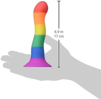 Colours Pride Edition Wave 6 in. Dildo Rainbow