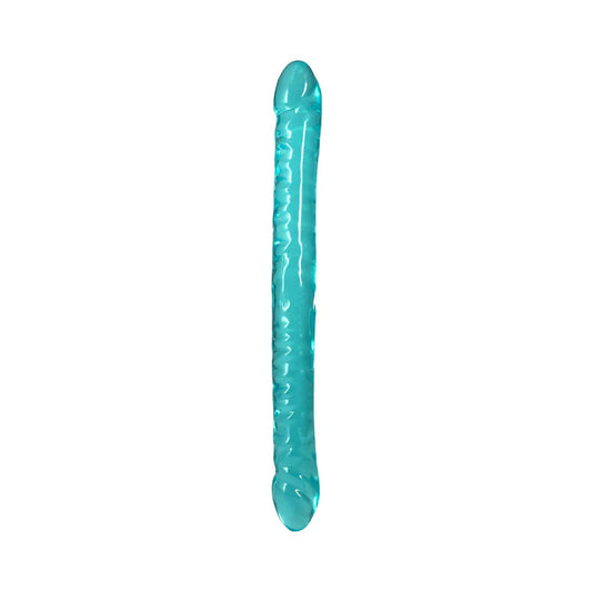 Crystal Jellies 18 Inch Double Dong Teal