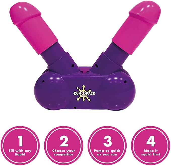 Cum Face Dual Pump Action Penis Game