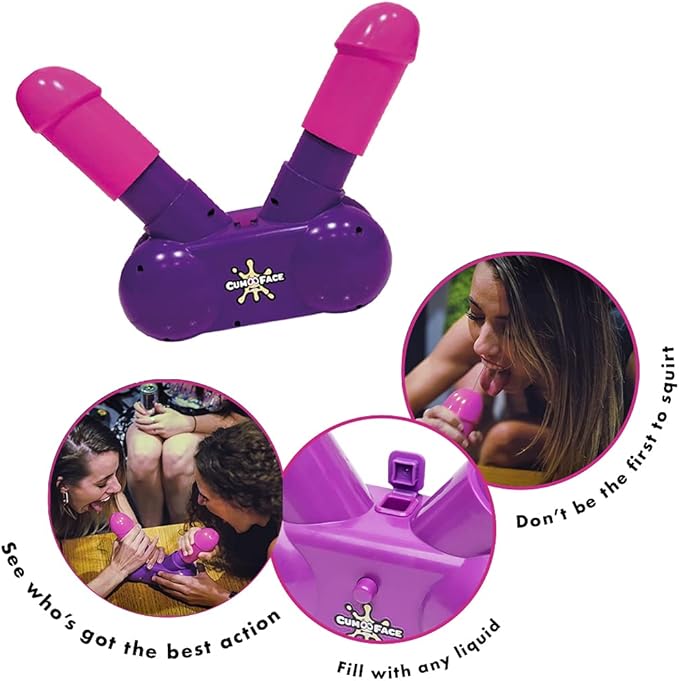Cum Face Dual Pump Action Penis Game