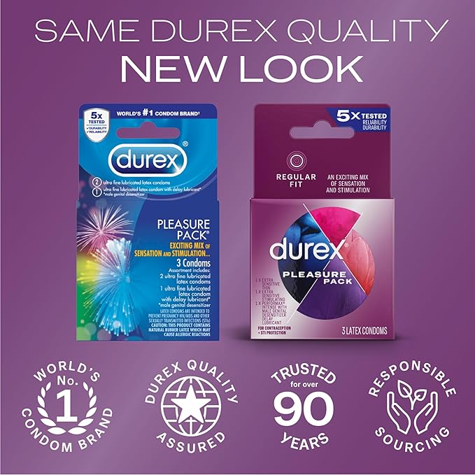 Durex Pleasure Pack (3 Pack)