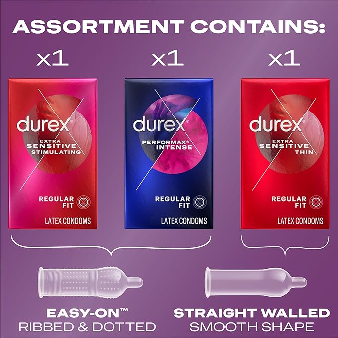 Durex Pleasure Pack (3 Pack)