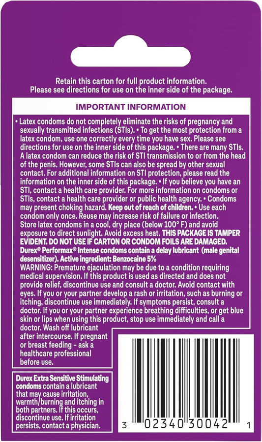 Durex Pleasure Pack (3 Pack)