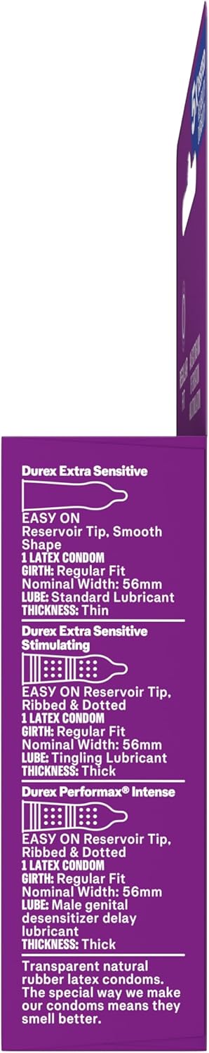 Durex Pleasure Pack (3 Pack)