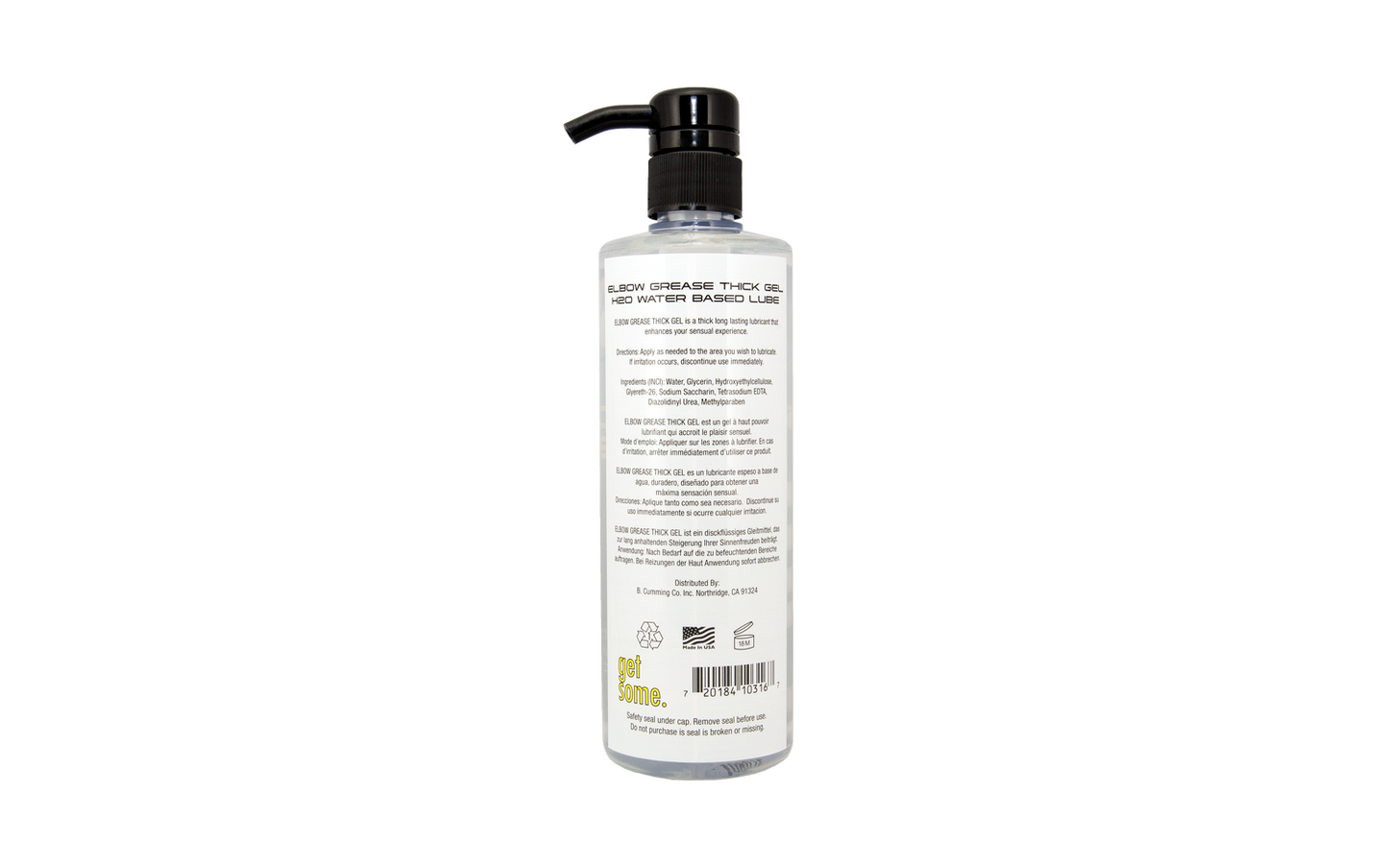 Elbow Grease H2O Thick Gel 16 oz.