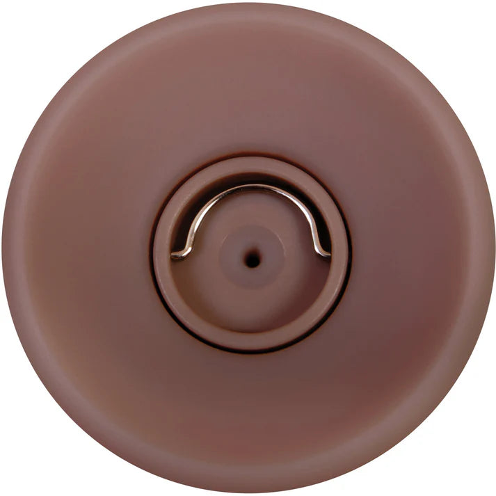 Evolved Big Shot Rechargeable Vibrating 8 in. Silicone Squirting Dildo Brown