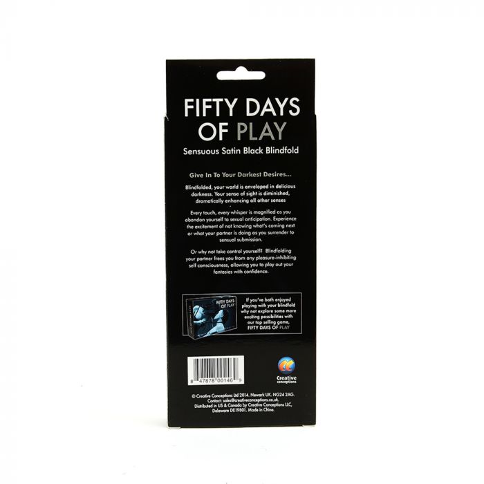 Fifty Days of Play - Blindfold - Black
