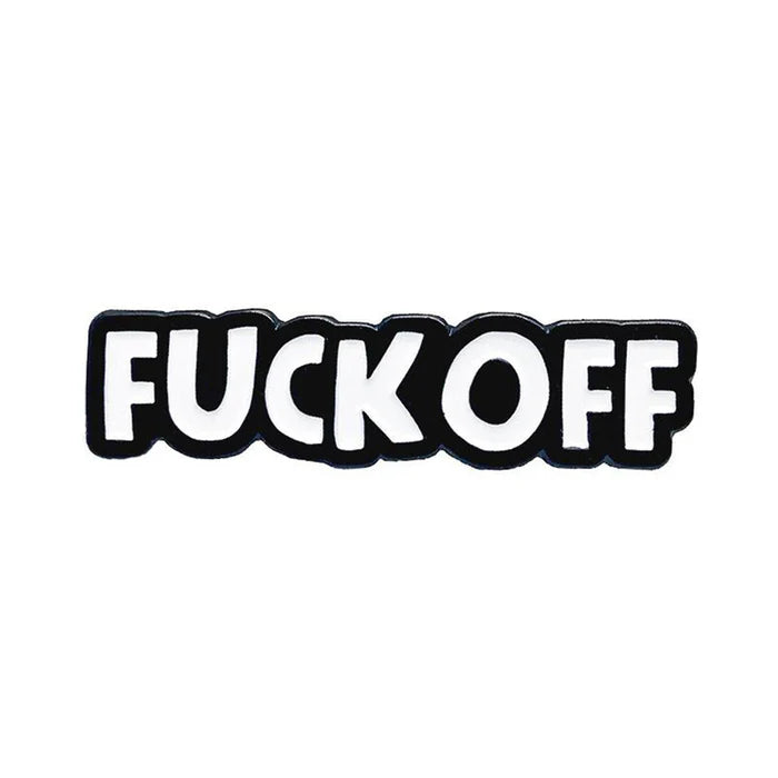 Geeky & Kinky Fuck Off Enamel Pin