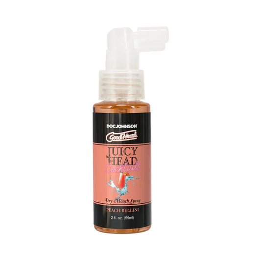 GoodHead Juicy Head Cocktails Dry Mouth Spray Peach Bellini 2 oz.