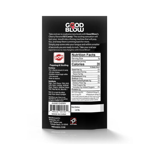 Good Blow BJ Candy Pack Spearmint/Cherry 4-Piece Sampler