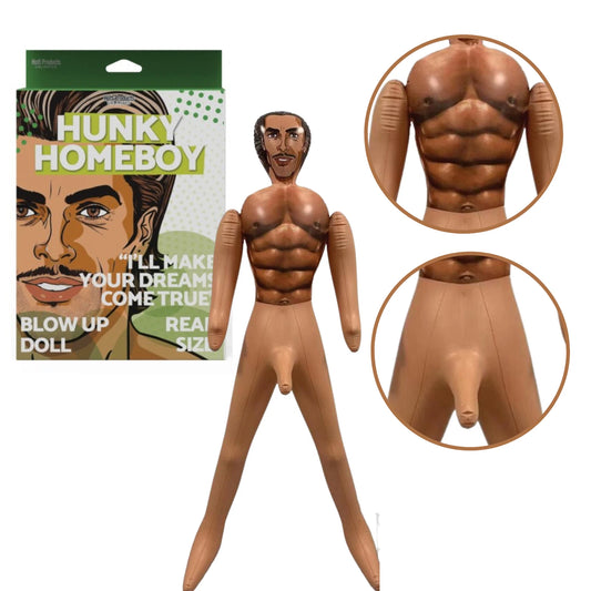 Hunky Homeboy Blow Up Doll Tan