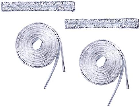 Lame Garter Leg Wraps - One Size - Silver