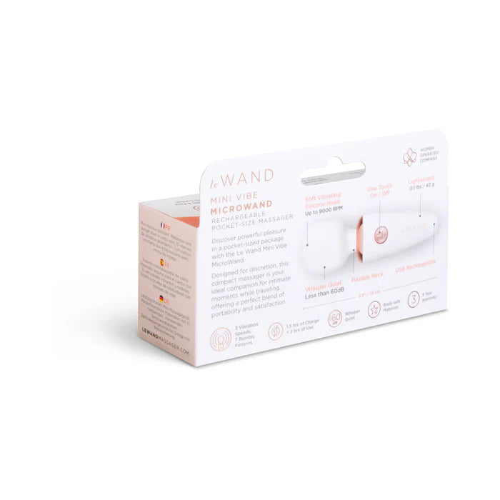 Le Wand Mini Micro Wand White