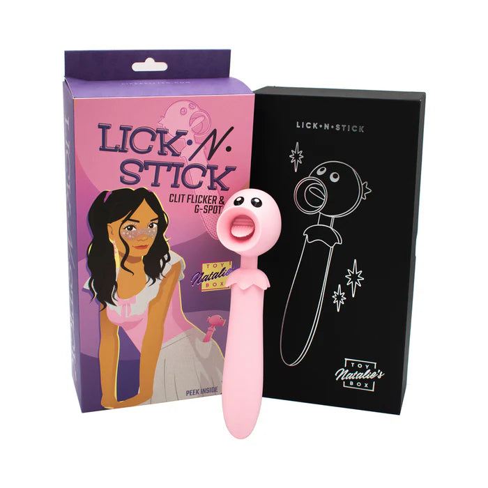 Lick n' Stick Clit Flicker & G-Spot Vibrator