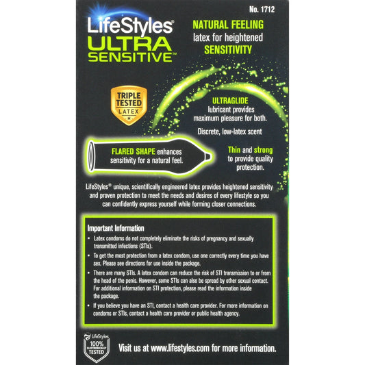 LifeStyles Ultra Sensitive Condoms (12 pack)