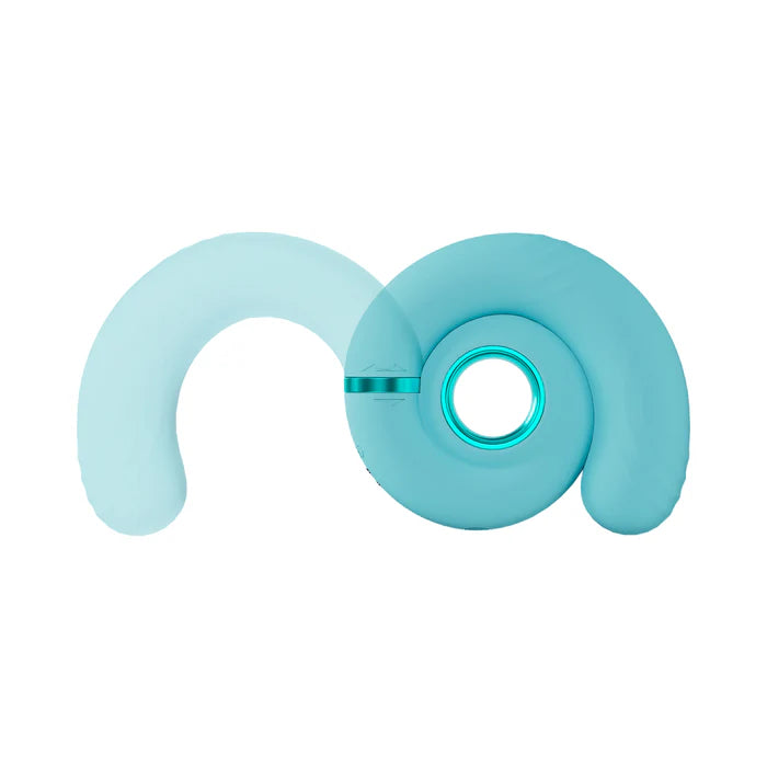 LoveLine Gyre Rechargeable Silicone Vibrating Swirl Blue