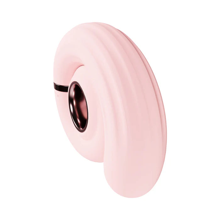 LoveLine Tourner Rechargeable Silicone Vibrating Swirl Pink