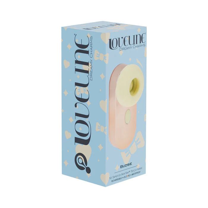 LoveLine Budsie AirTapTech Rechargeable Vibrator Yellow