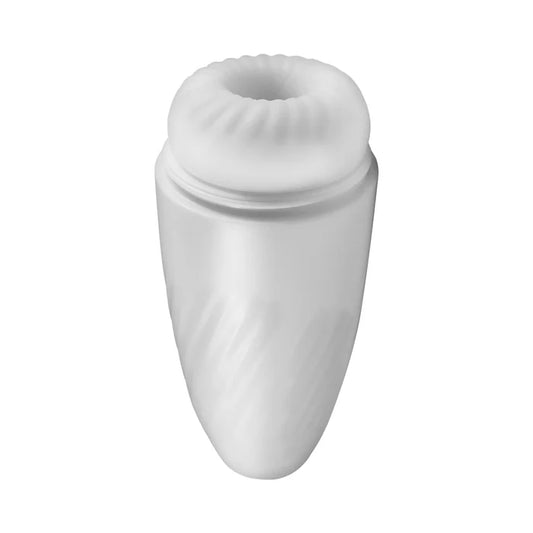 Magic Vibrating & Talking Masturbator White