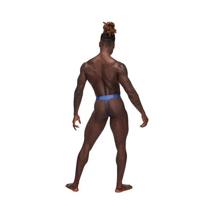 Male Power Sexagon Micro V Thong Royal S/M