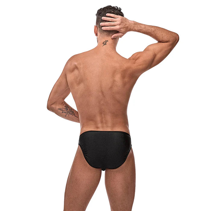 Male Power The Ultimate Duo CRR Pouchless Brief & Red Cock Ring Black O/S