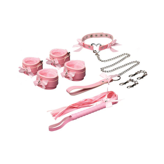 Master Series Kawaii Bondage Set Vegan Leather Pink Kit
