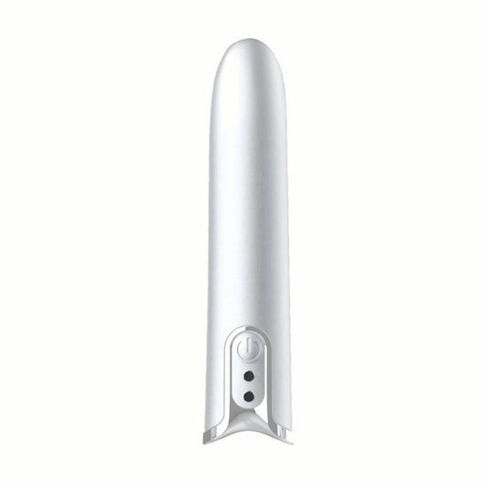 Mini’s Imperial Bullet Silver Rechargeable Compact Vibrator