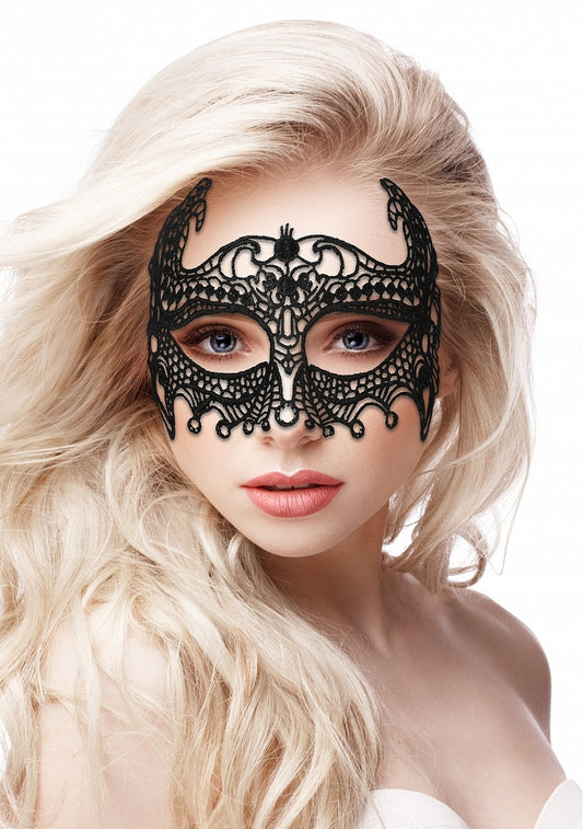 Ouch! Empress Lace Eye Mask Black