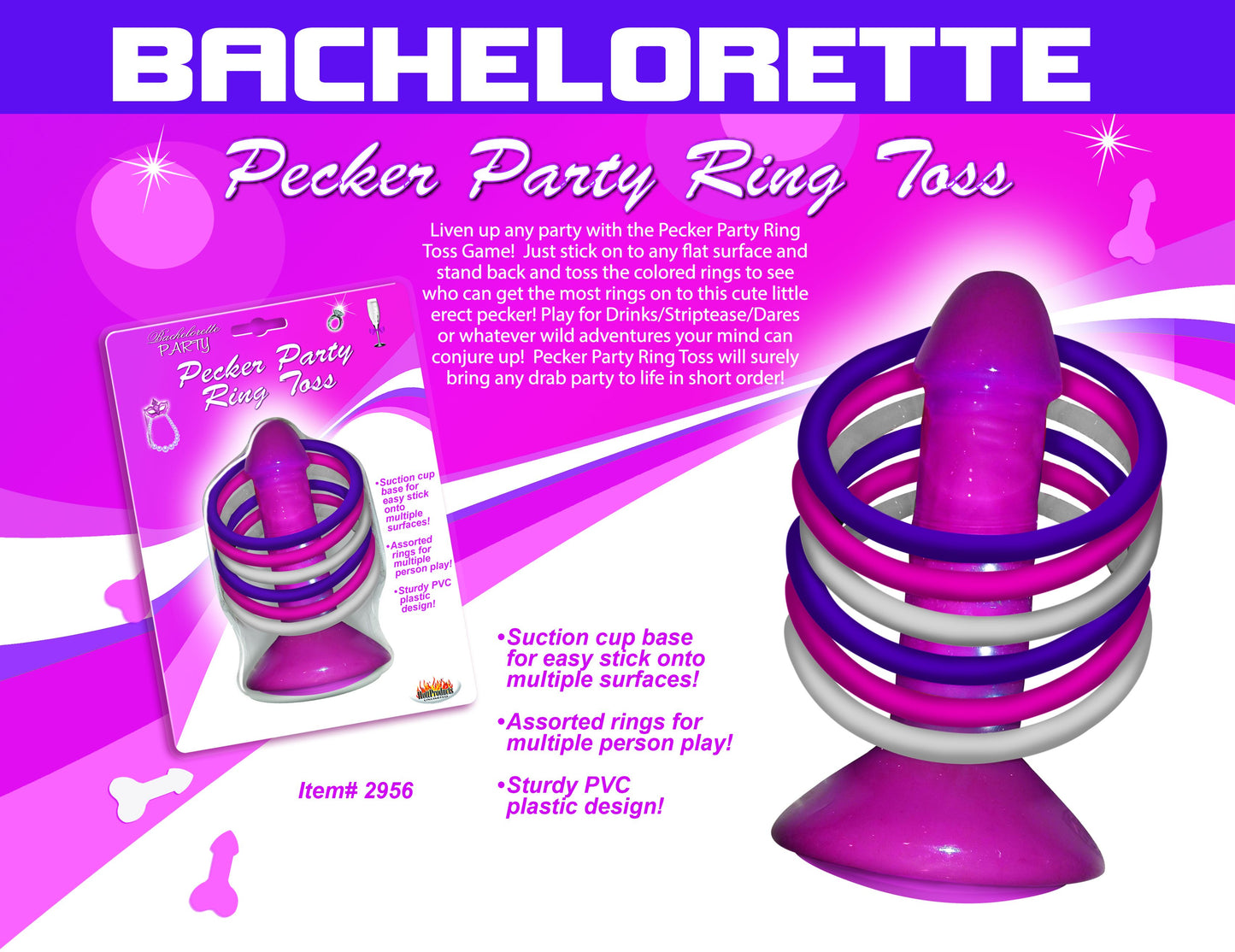 Pink Pecker Party Ring Toss: