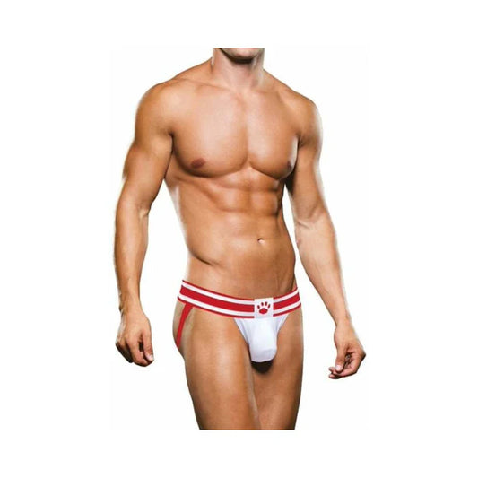 Prowler Jock Strap White/Red S