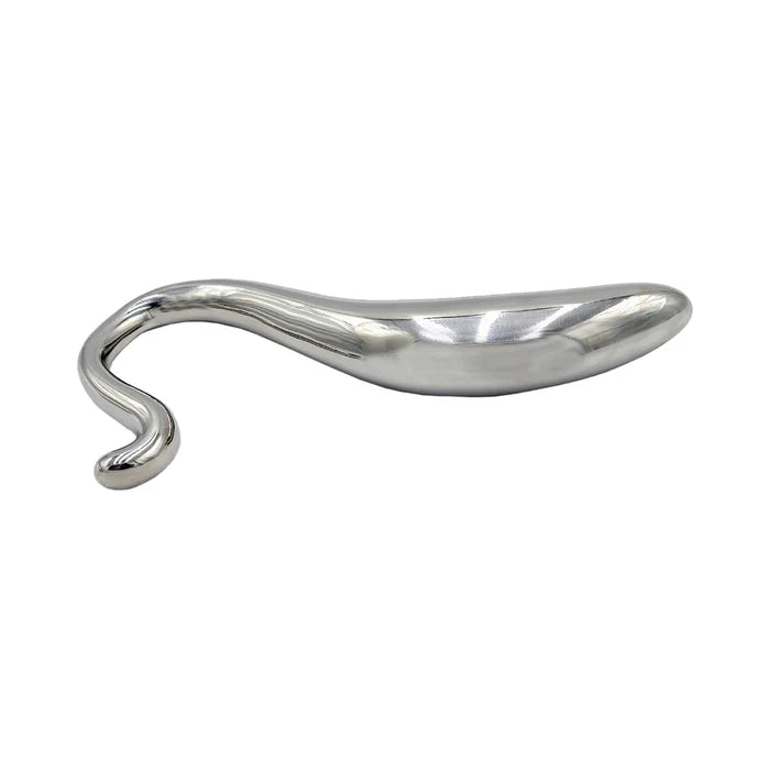 Rouge Stainless Steel Hollow Curved Wand In Case