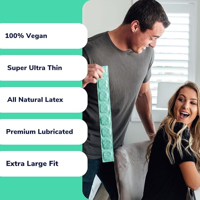 Royal Condom Extra Large Vegan Condoms 20-Pack