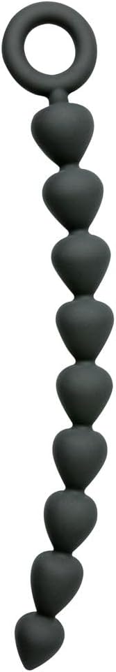 S&M Black Silicone Anal Beads
