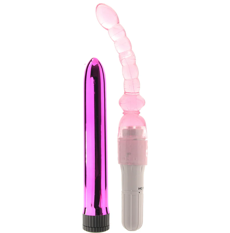 Pink Elite Collection Supreme Anal Play Kit Pink