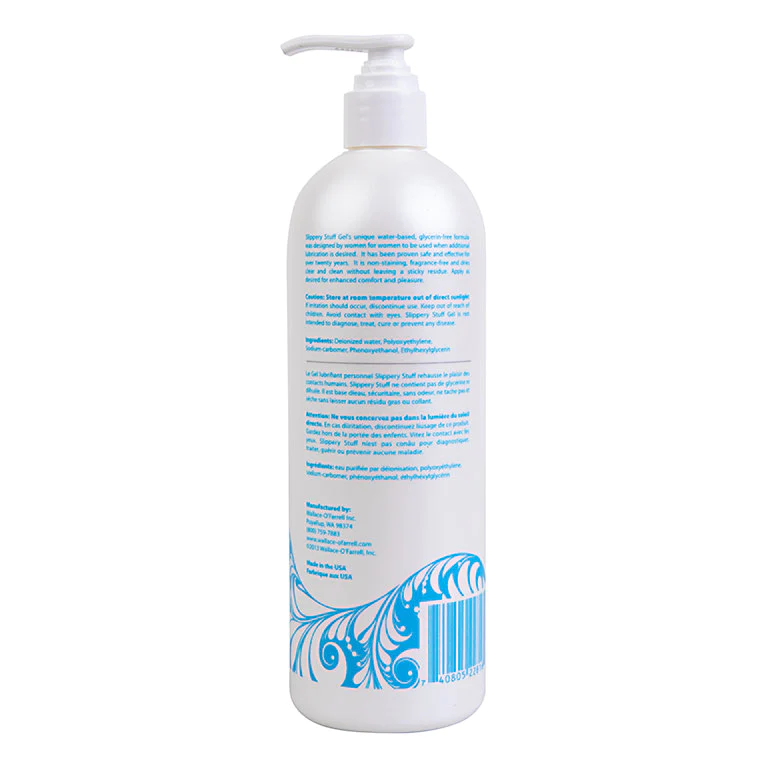 Slippery Stuff Gel Water-Based Lubricant 16 oz.