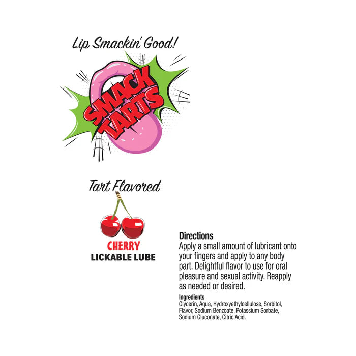 Smack Tarts 2oz Lickable Flavored Lubricant - Cherry