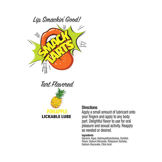 Smack Tarts 2oz Lickable Flavored Lubricant - Pineapple