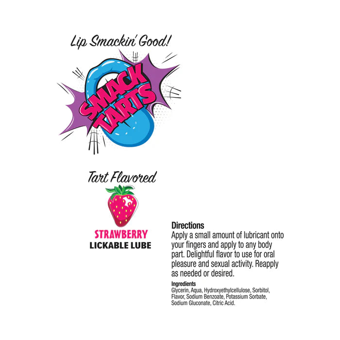 Smack Tarts 2oz Lickable Flavored Lubricant - Strawberry
