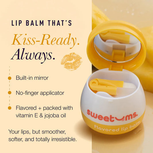 Sweetums Pineapple Flavored Lip Balm