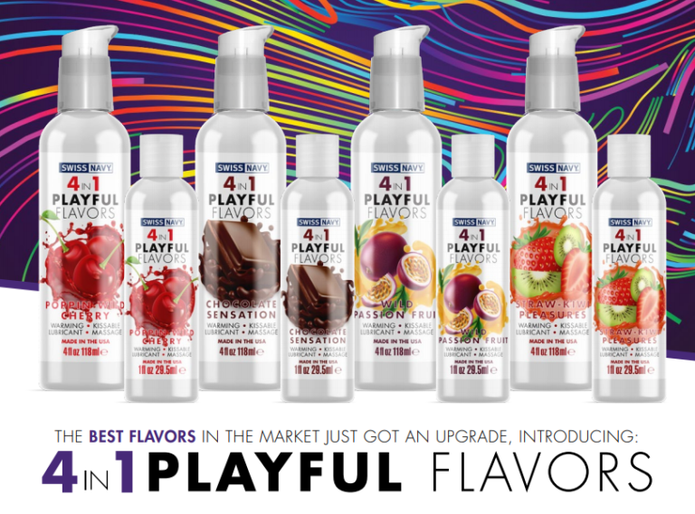 Swiss Navy 4 in 1 Playful Flavors Cotton Candy 4 oz.