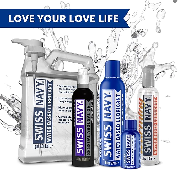 Swiss Navy Water Based Lubricant 32 oz.