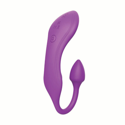 The Beat Remote Orgasmic Massager Purple Silicone Vibe