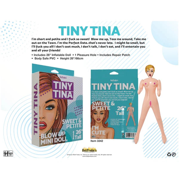 Tiny Tina - Petitie Size Blow Up Doll 26"